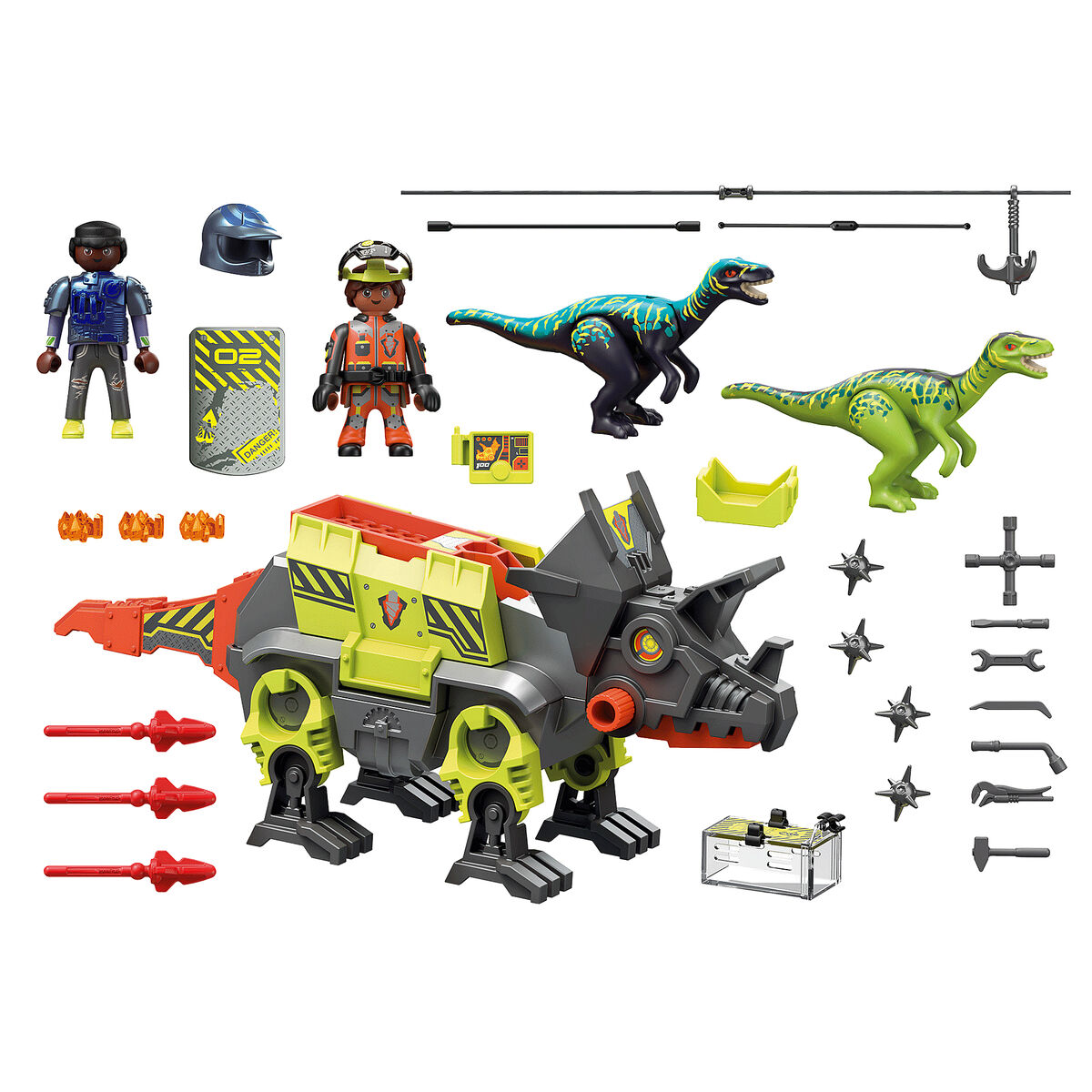 imagem de Playset Playmobil Dino Rise Robo-Dino Combat Machine 709282