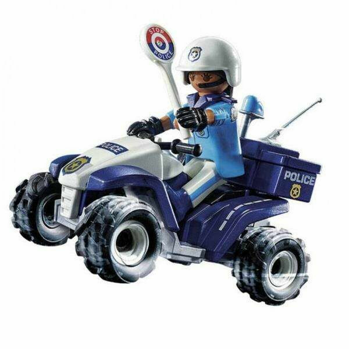 Playmobil - Playset de Veículos Playmobil Speed Quad City Action 71092 Polícia (21 pcs)