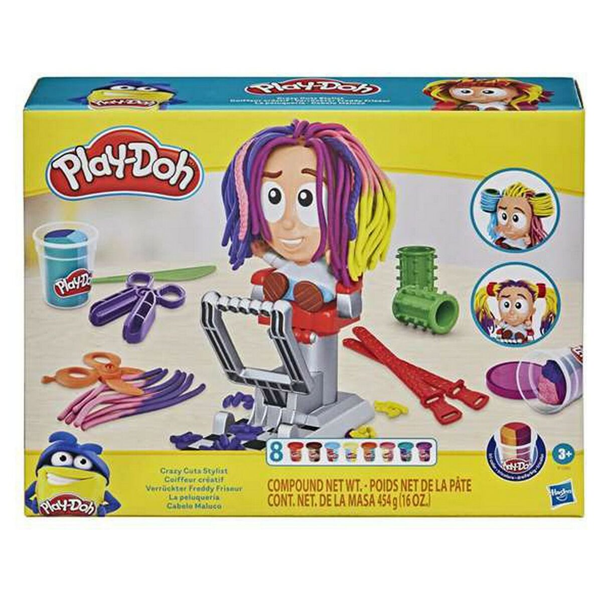 Play-Doh - Jogo de Plasticina Playdoh Crazy Cuts Stylist Play-Doh F1260