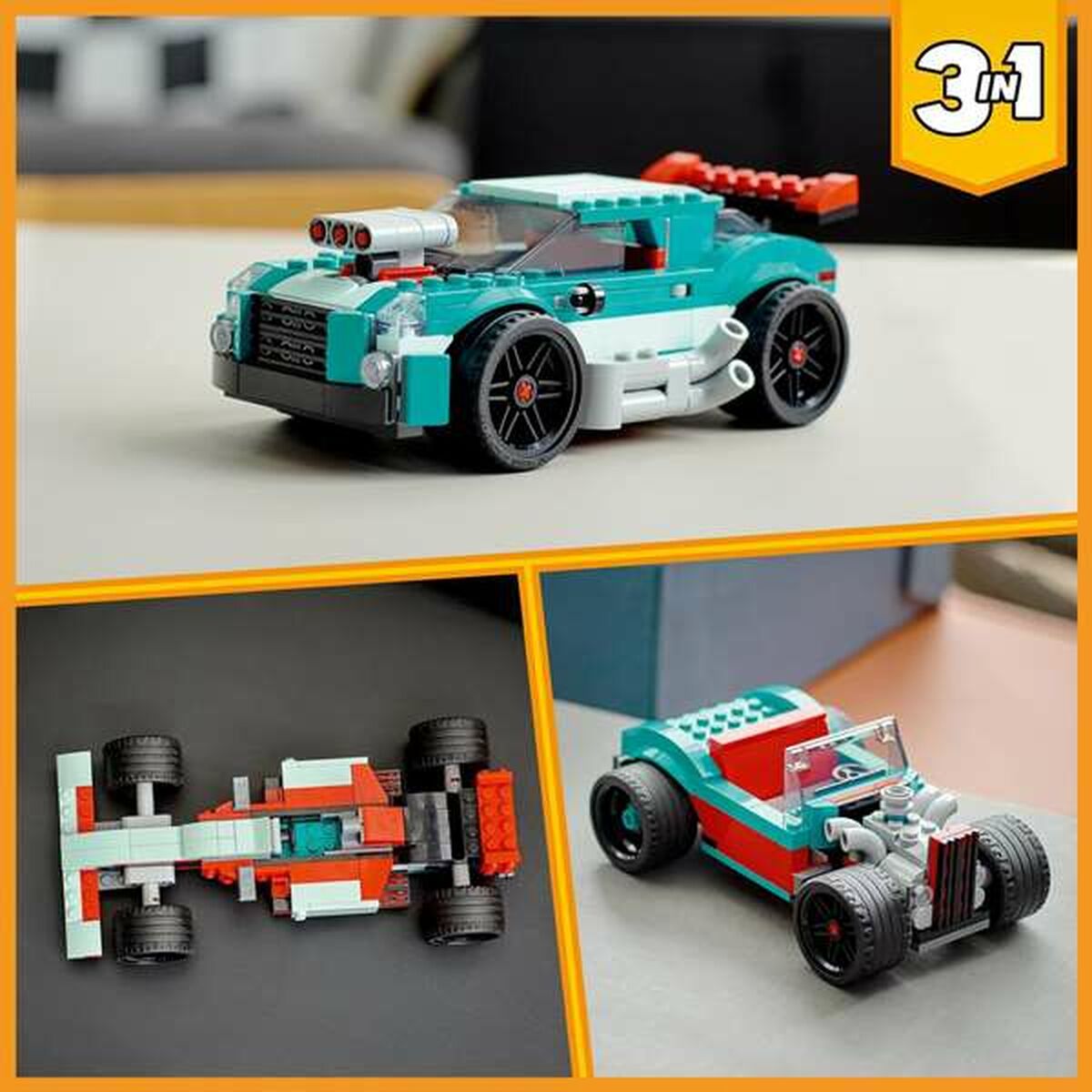 imagem de Jogo de Construção Lego Creator Street Racer5