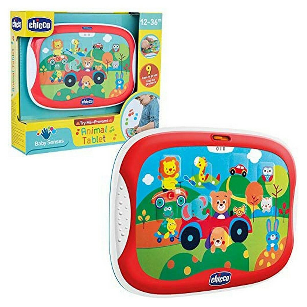 Chicco - Tablete Interativo Infantil Chicco (3 Unidades)