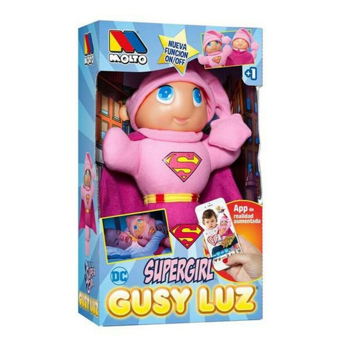 imagem de Boneco SuperGirl Gusy Luz Moltó Gusy Luz Supergirl 28 cm (28 cm)2