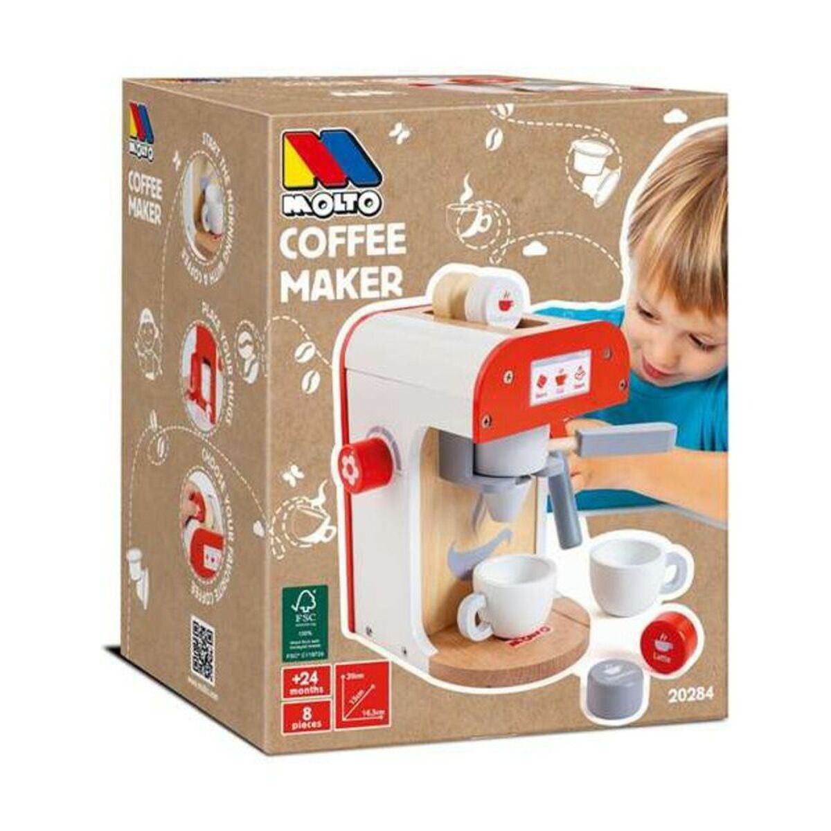 imagem de Máquina de café de brinquedo Moltó 202843