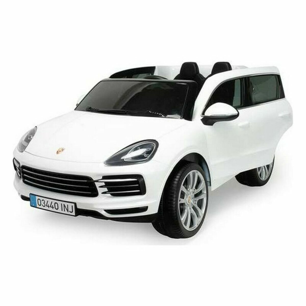 imagem de Carro elétrico para crianças Injusa Porsche Cayenne 12V Branco (134 x 81,5 x 58 cm)3