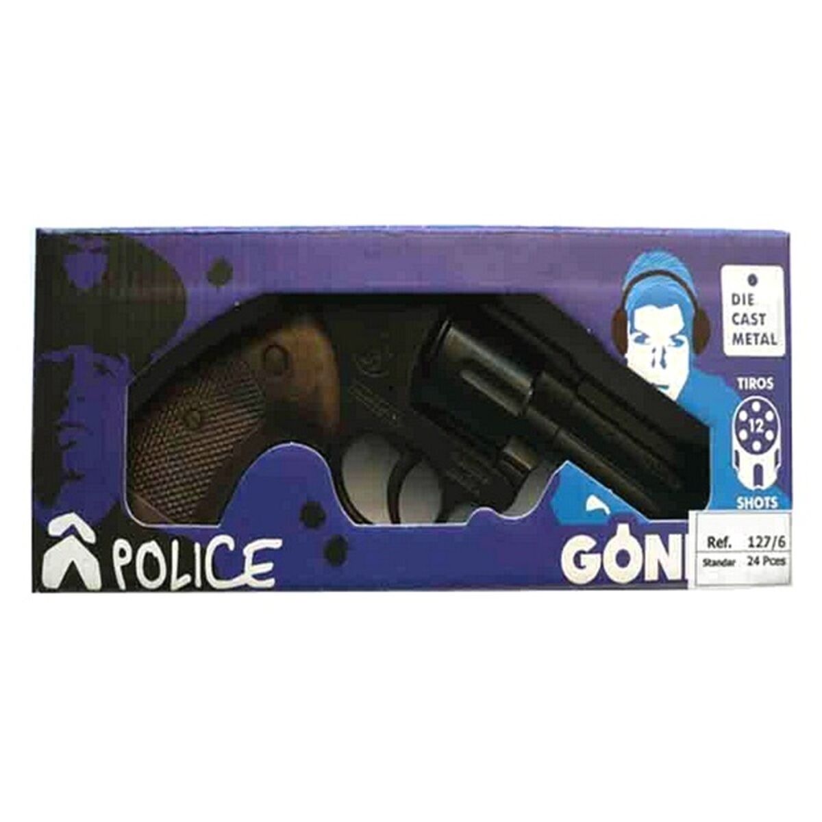 Gonher - Pistola de Petardos Police Magnum Gonher