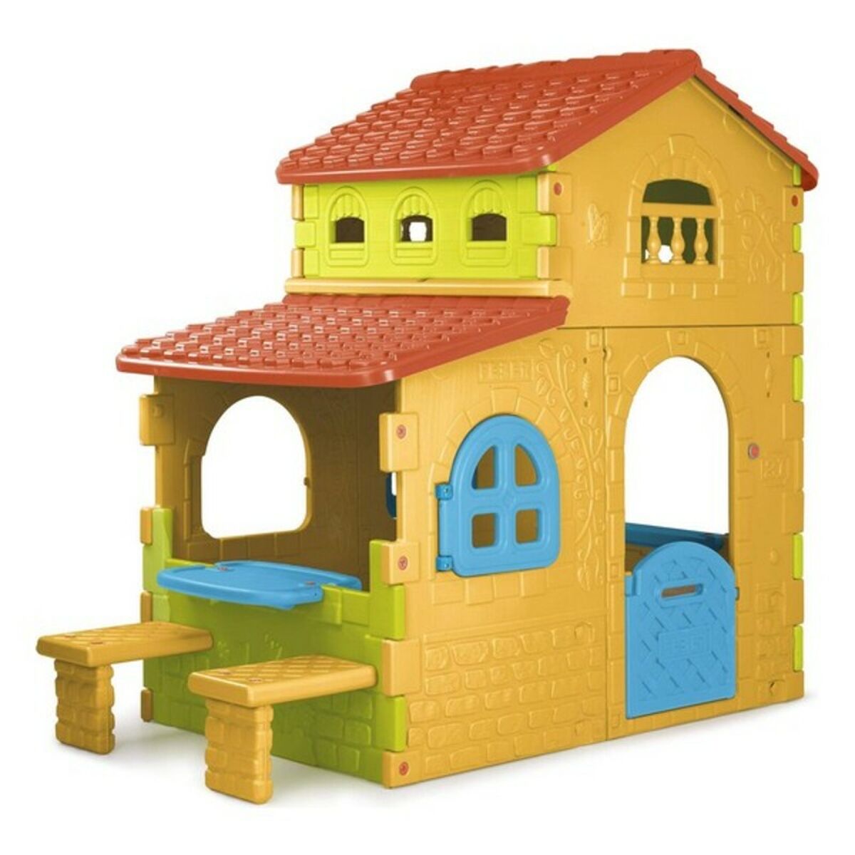 Feber - Casa Infantil de Brincar Feber Super Villa Feber 180 x 110 x 206 cm (180 x 110 x 206 cm)