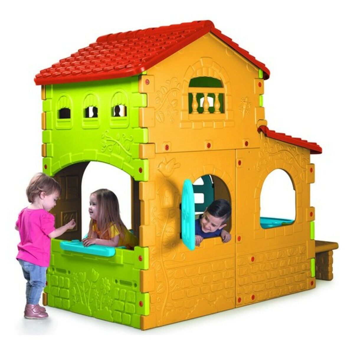 imagem de Casa Infantil de Brincar Feber Super Villa Feber 180 x 110 x 206 cm (180 x 110 x 206 cm)3