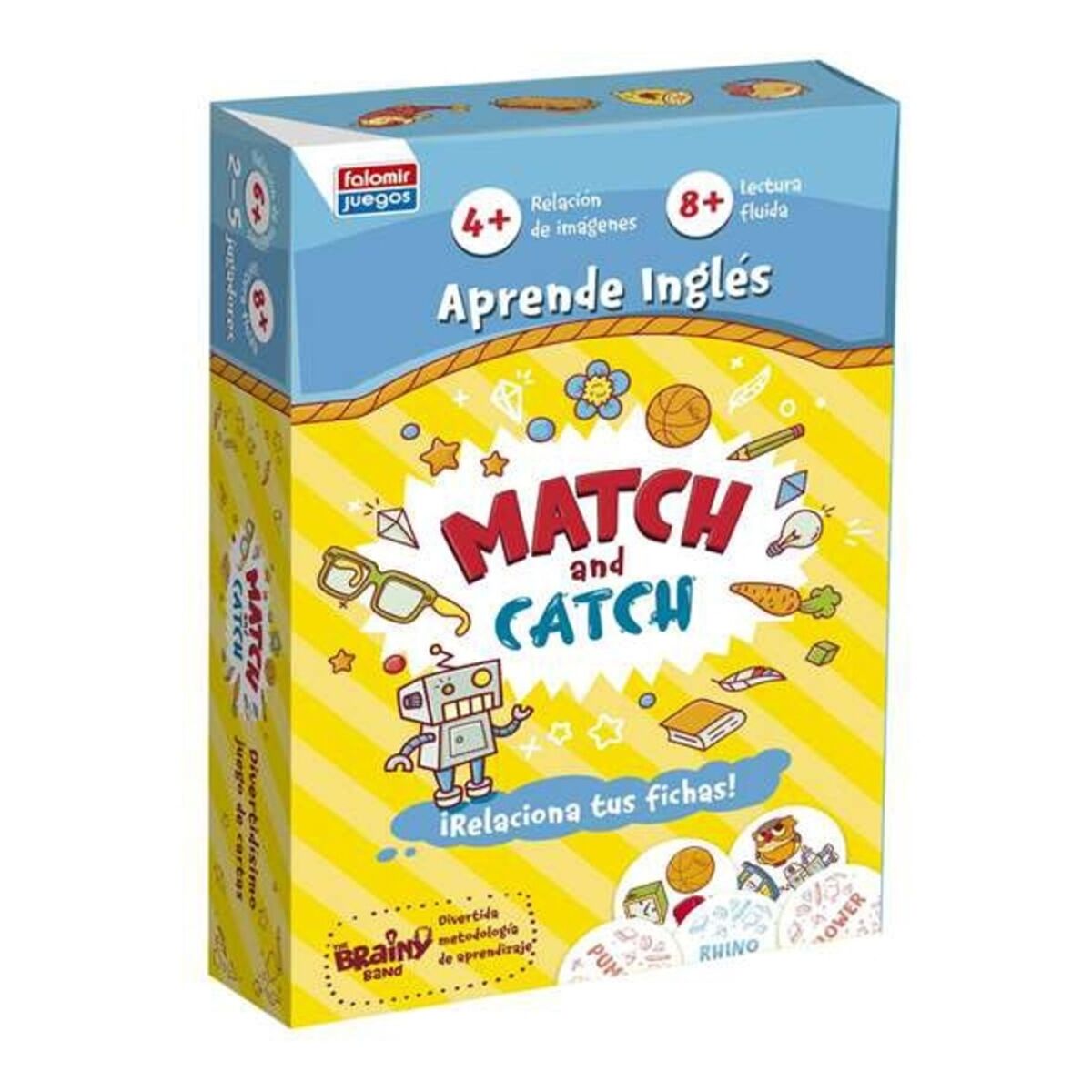 Falomir - Jogo Educativo Match and Catch Falomir 30016 Inglês