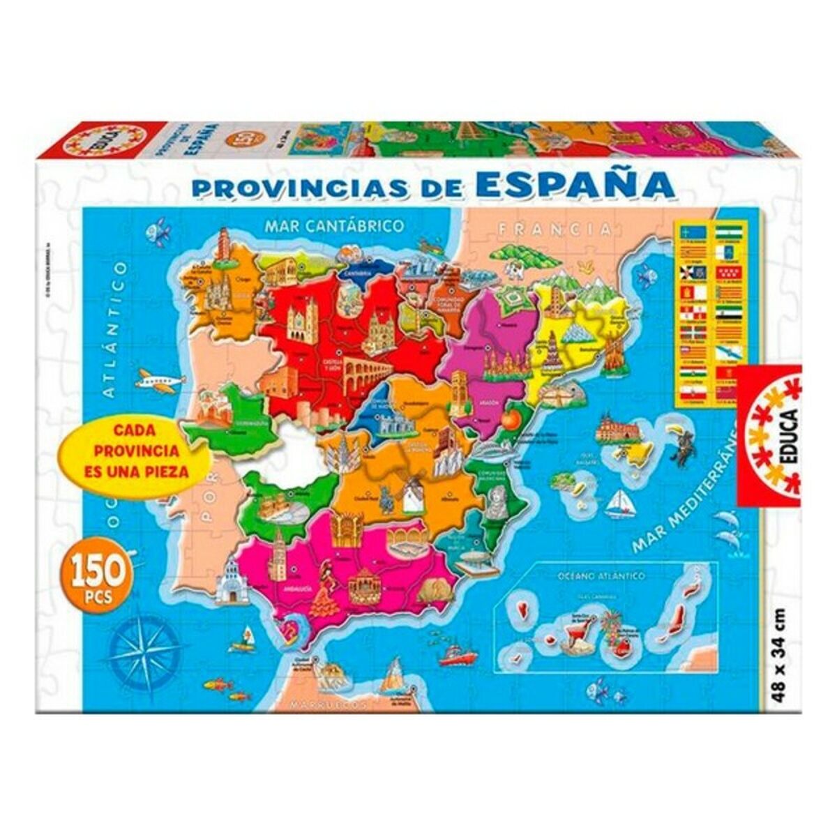 Educa - Puzzle Spain Educa (150 pcs)