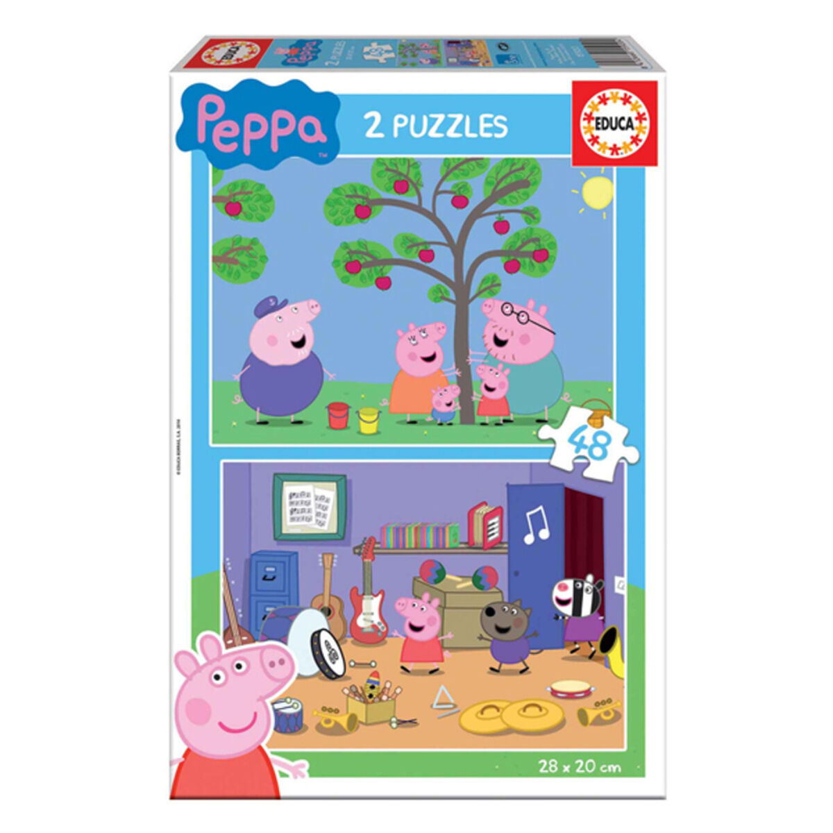 Educa - Puzzle Infantil Educa Peppa Pig (2 x 48 pcs)