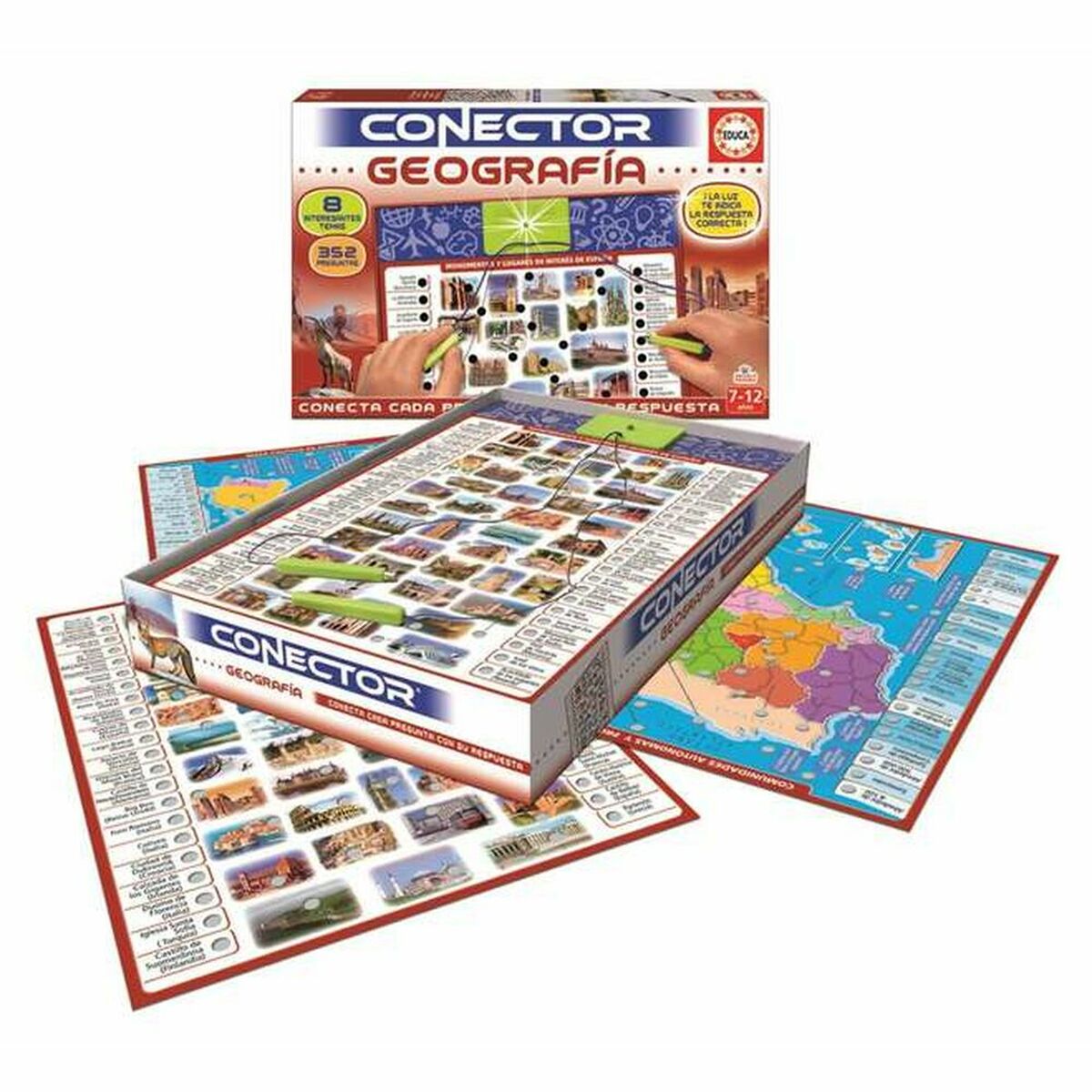 Educa - Jogo Educativo Educa Conector Geografia, mapas e atlas