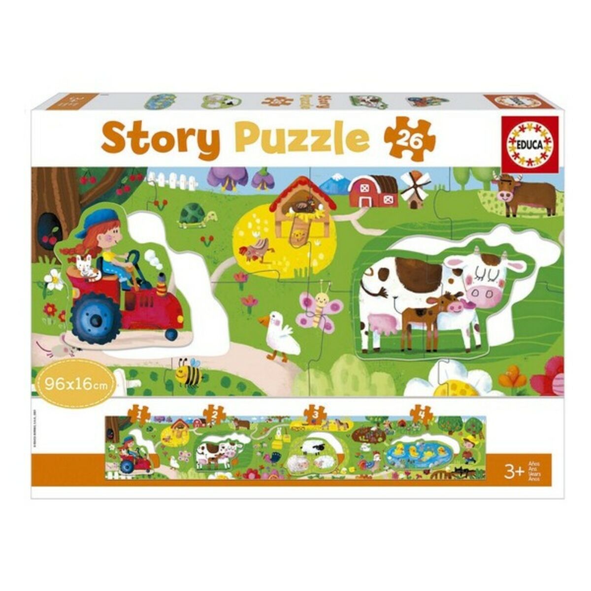 Educa - Puzzle Baby Granja Story Educa (26 pcs)