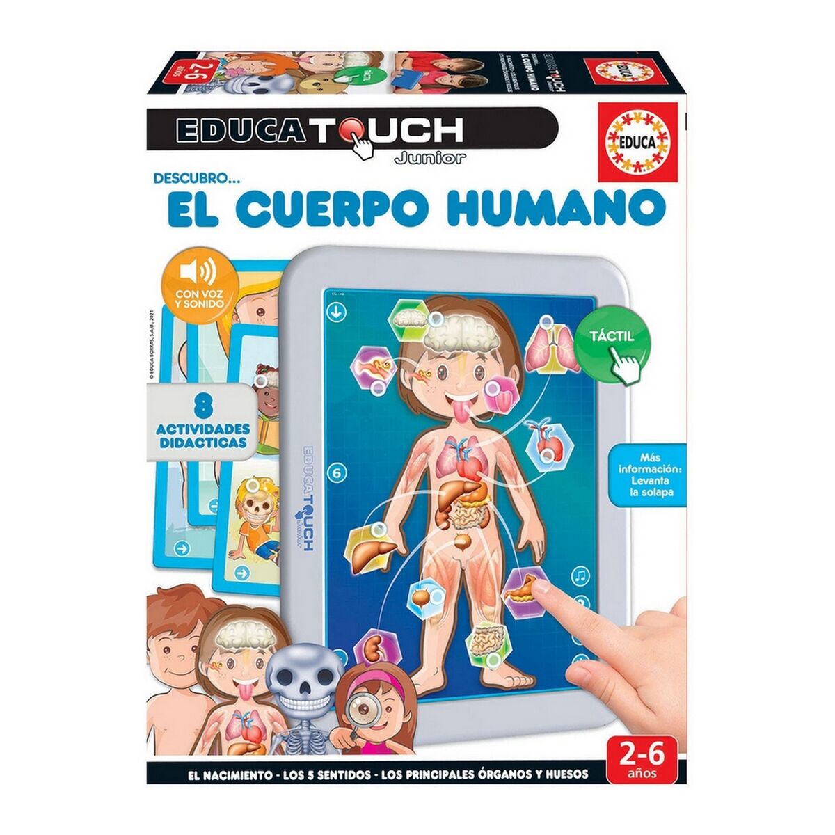 Educa - Tablete Interativo Infantil Educa Educa Touch Junior: El Cuerpo Humano