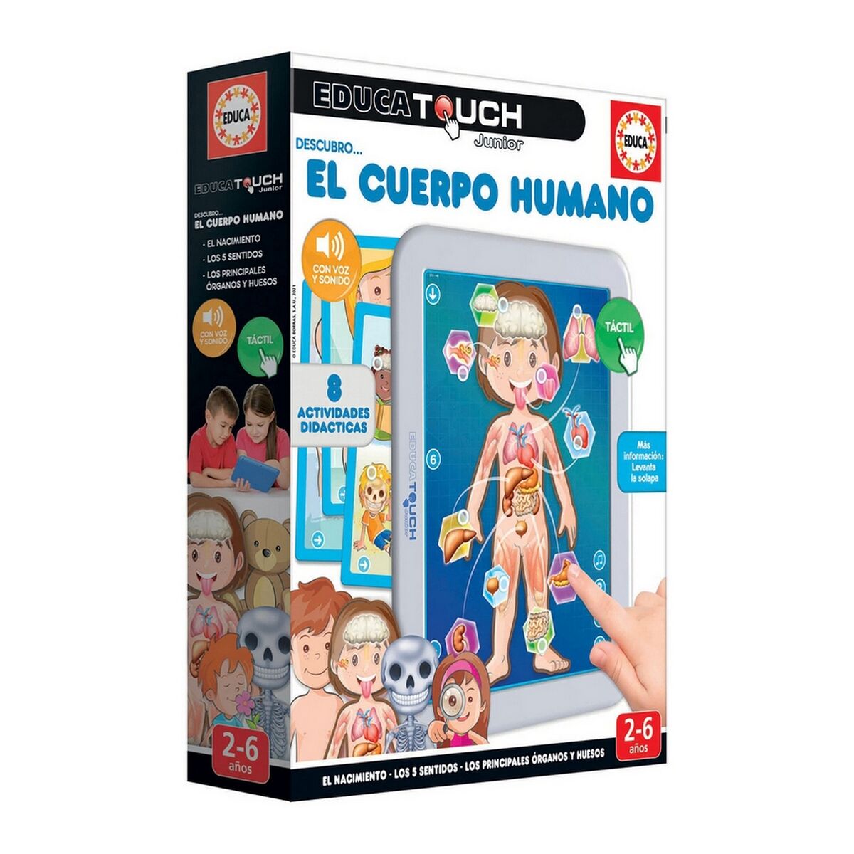 imagem de Tablete Interativo Infantil Educa Educa Touch Junior: El Cuerpo Humano4