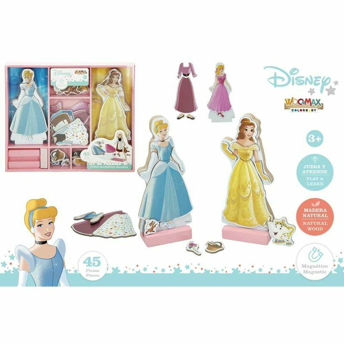 Disney - Jogo Educativo Disney 48726 32 x 28 cm Madeira