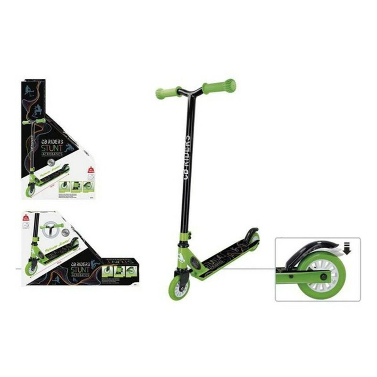 imagem de Patinete Scooter CB Riders Colorbaby 54065 Preto/Verde (61 x 37 x 80 cm)4