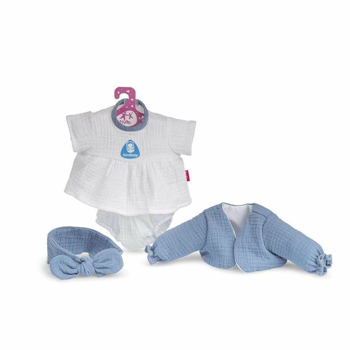 Berjuan - Roupa para bonecas Berjuan Sanibaby Azul (40 cm)