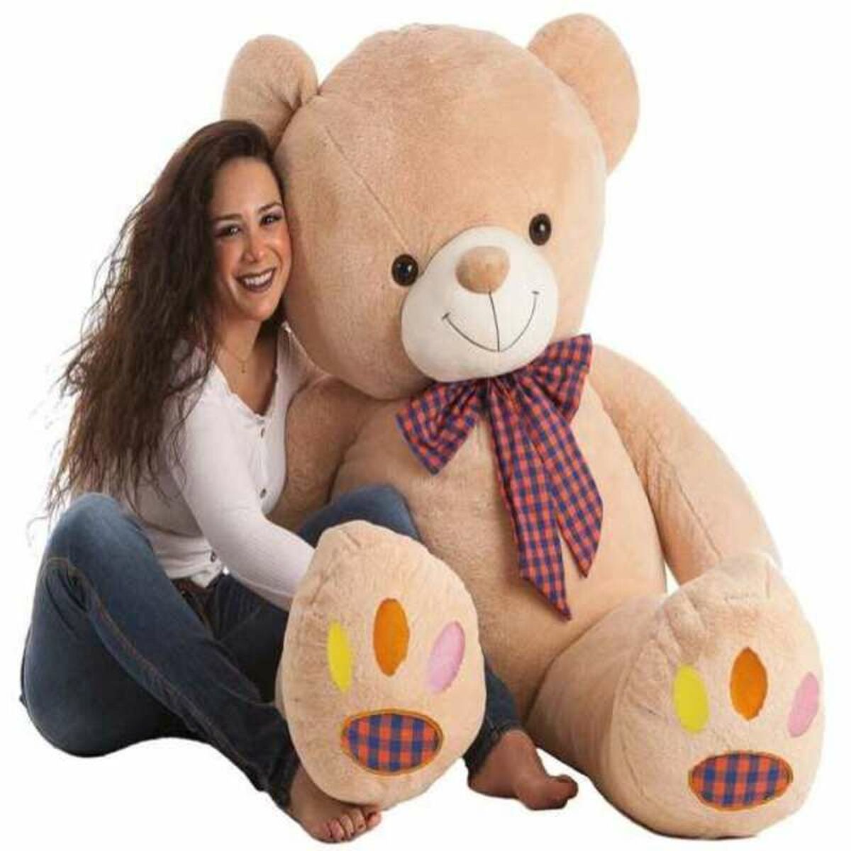 Bigbuy Fun - Peluche Footprints Urso 145 cm