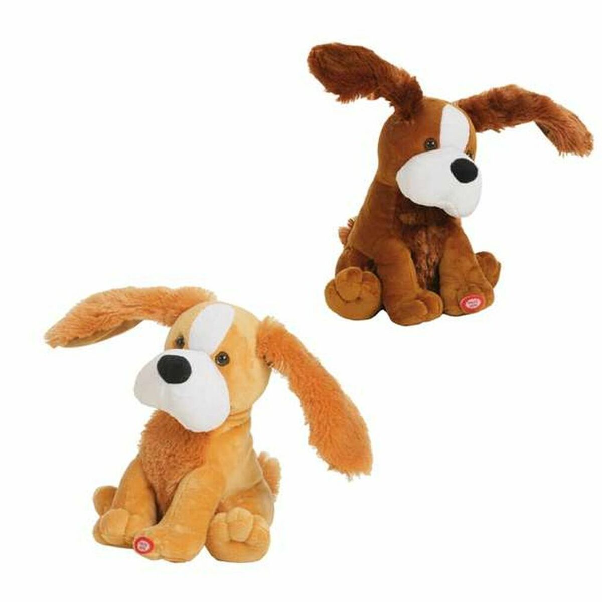 Bigbuy Fun - Peluche Cão Orelhas Movimento 25cm