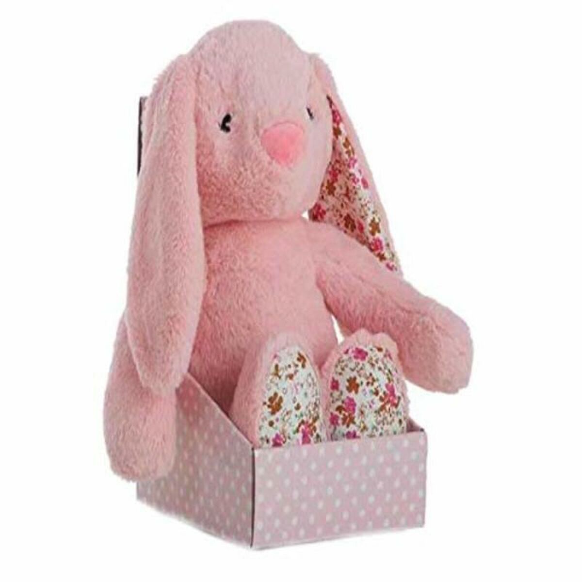 Bigbuy Fun - Peluche Flowers Coelho Cor de Rosa 40 cm