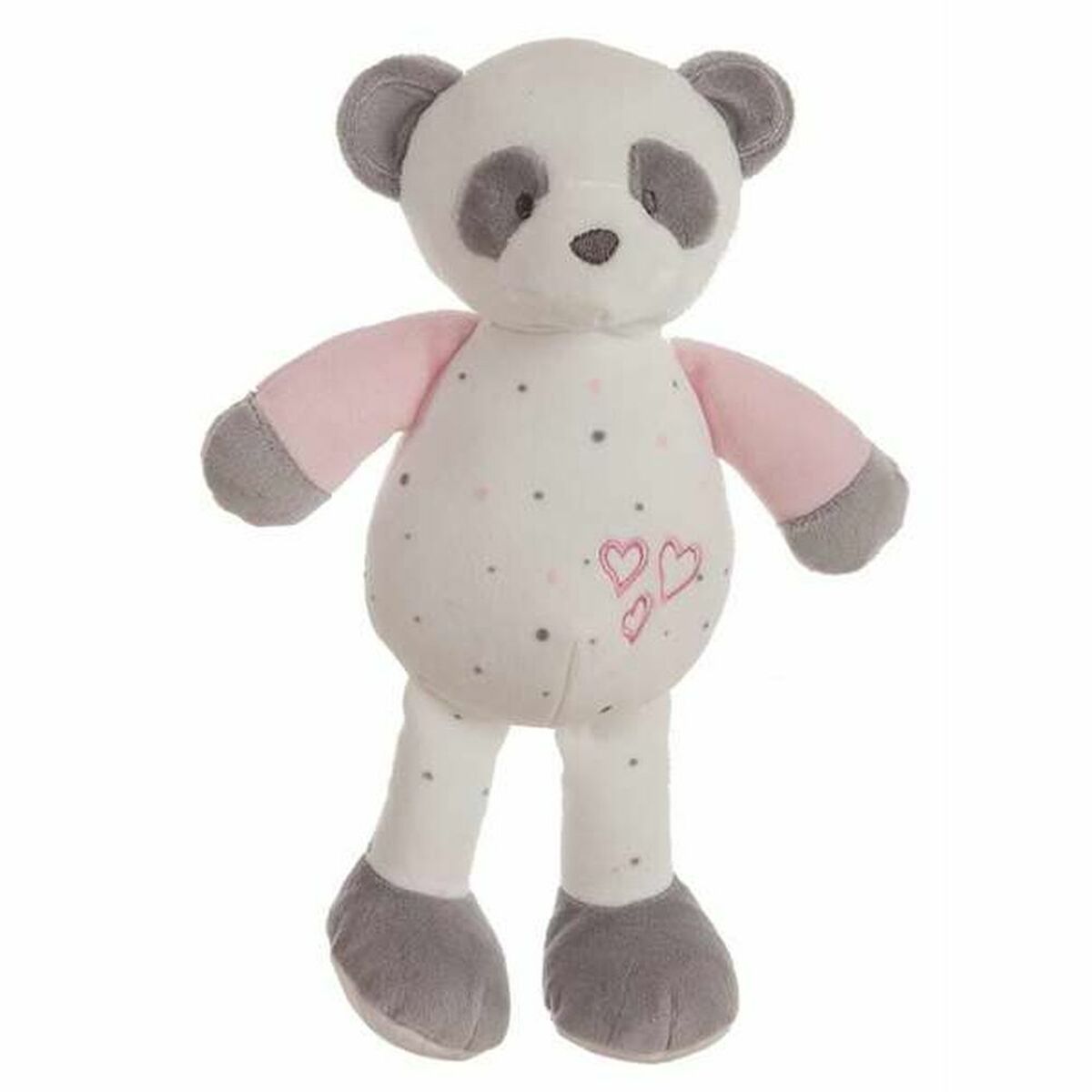 Bigbuy Fun - Peluche Baby Urso Panda Cor de Rosa Super suave