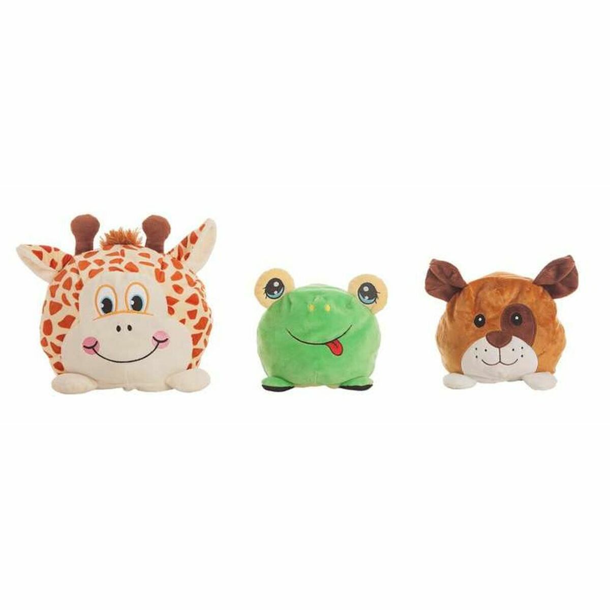 Bigbuy Fun - Peluche 46912 Reversível animais