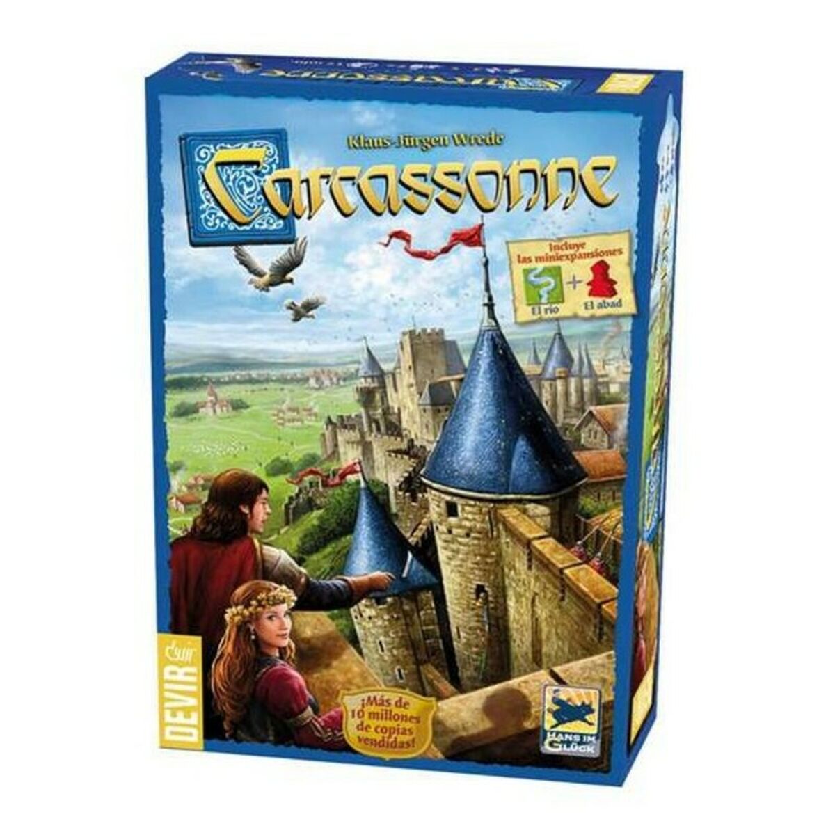 Devir - Jogo de Mesa Carcassonne Devir 222593 (ES)