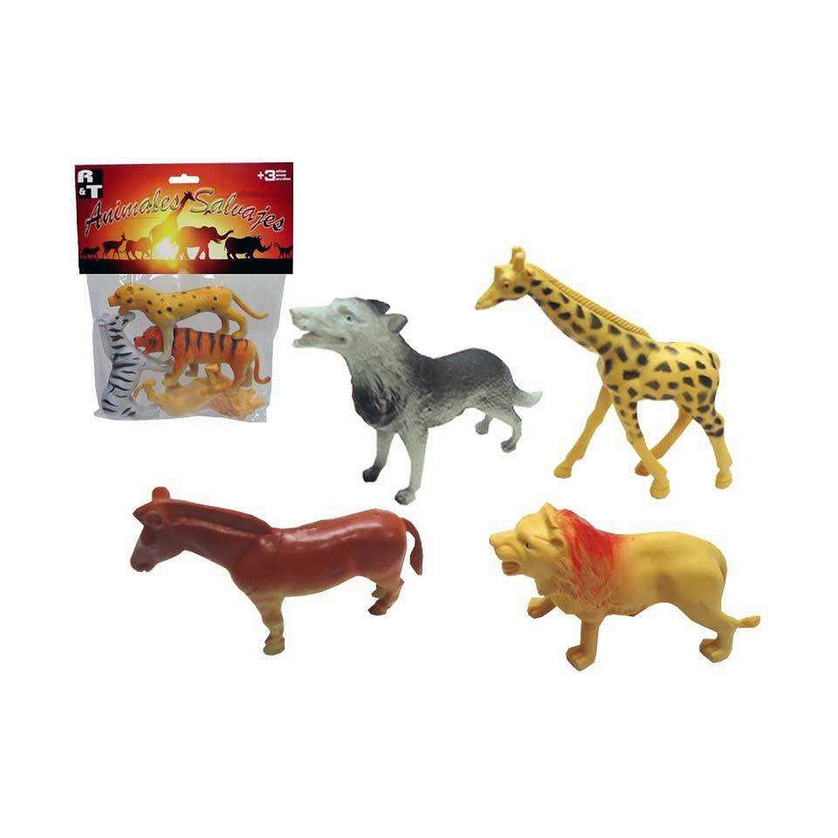 Bigbuy Fun - Figuras de animais 20,5 x 28 x 3 cm Selva