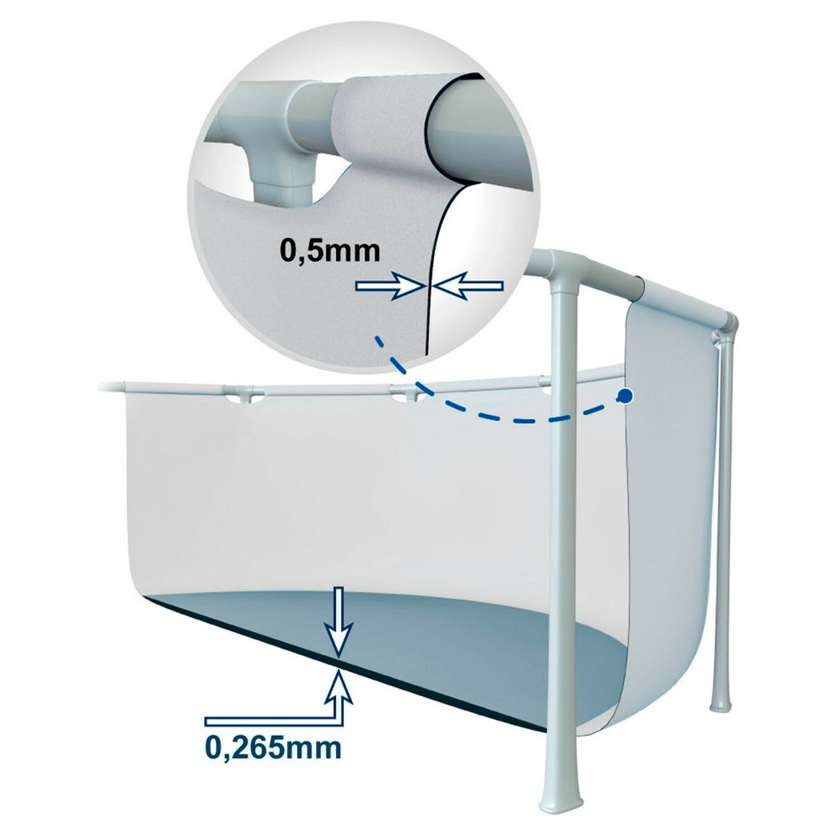 imagem de Piscina Desmontável Intex 26700NP 4485 L 305 x 76 x 305 cm5