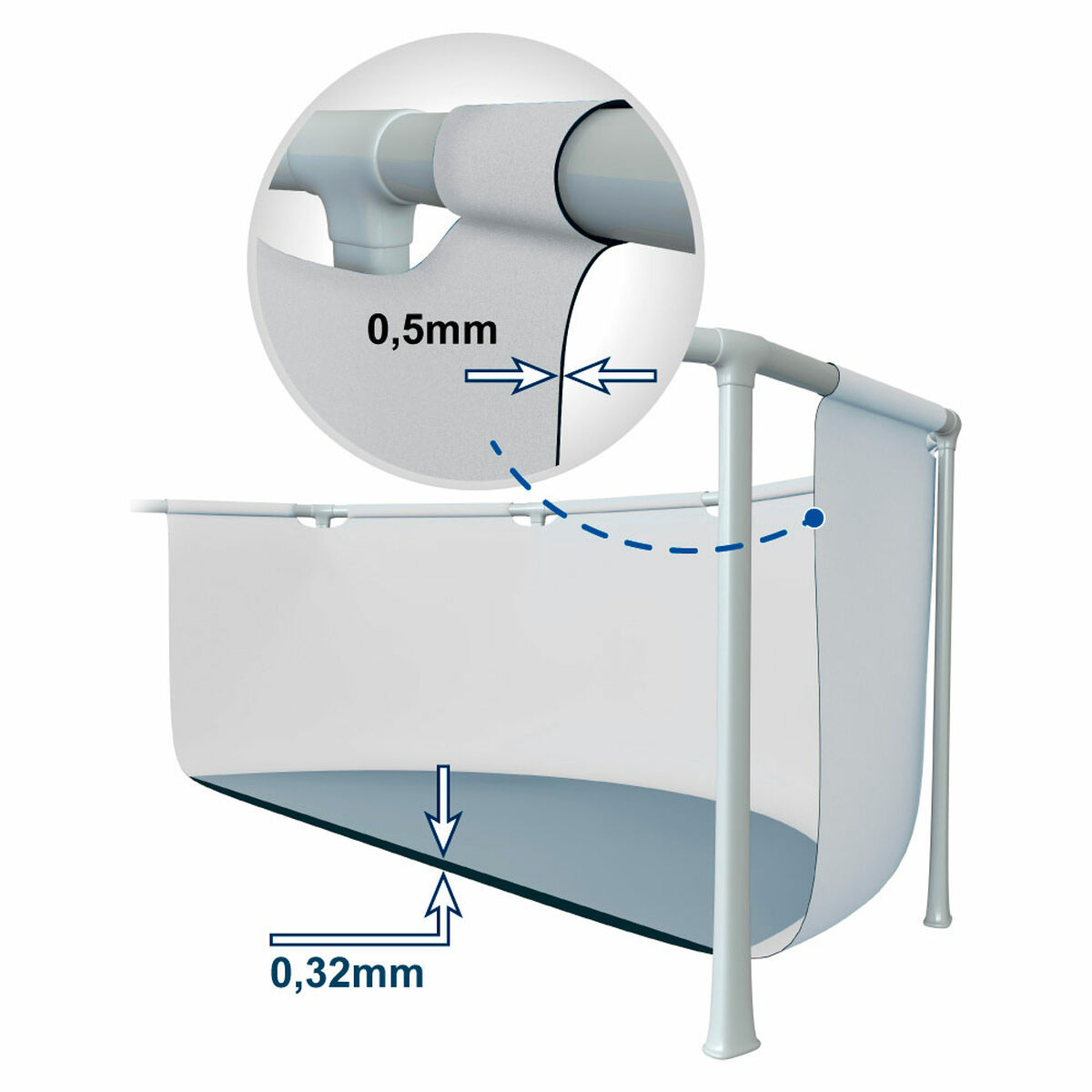 imagem de Piscina Desmontável Intex 26710NP 6503 L 366 x 76 x 366 cm5