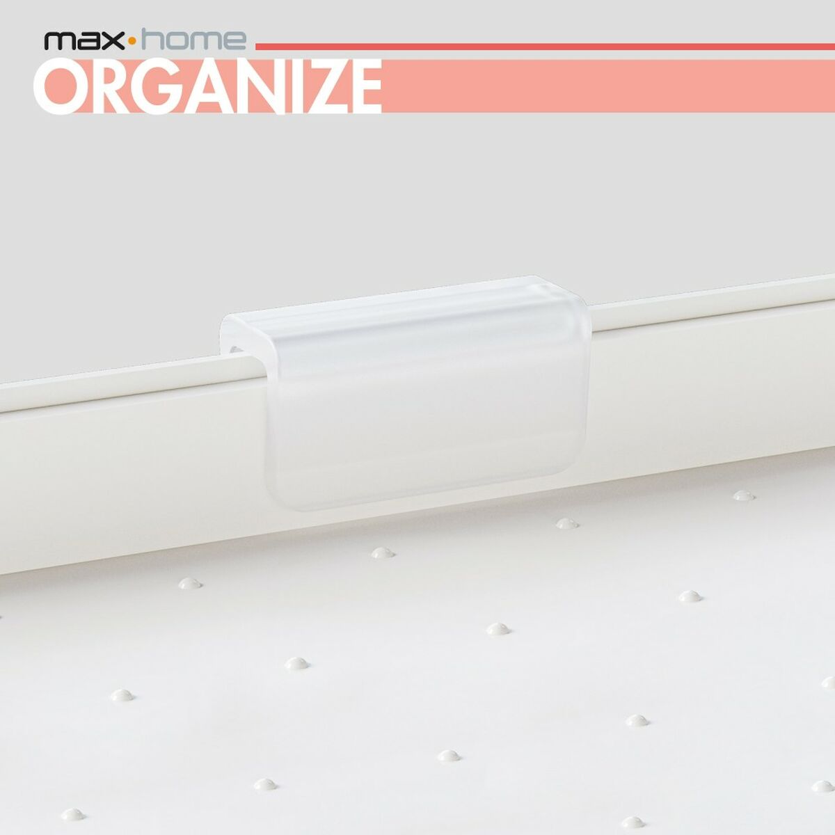 imagem de Organizador para o Armário de Cozinha Max Home Branco 2 Prateleiras 2 Unidades 37,5 x 25,5 x 19 cm4