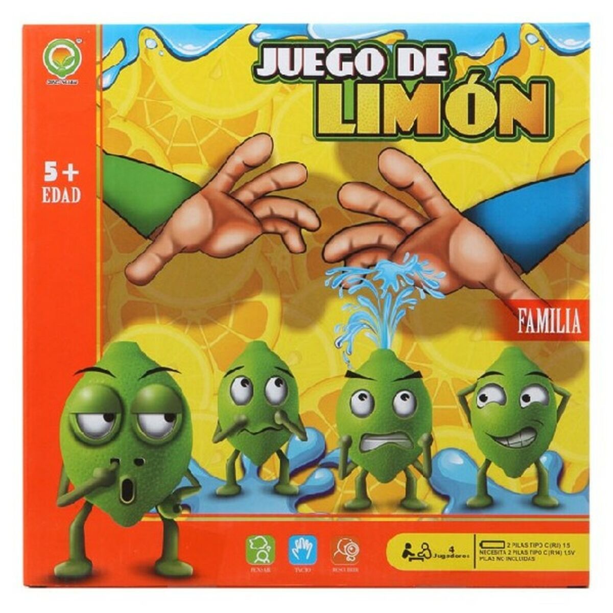 Bigbuy Fun - Jogo Educativo Lemon Game Verde (26 x 26 cm)