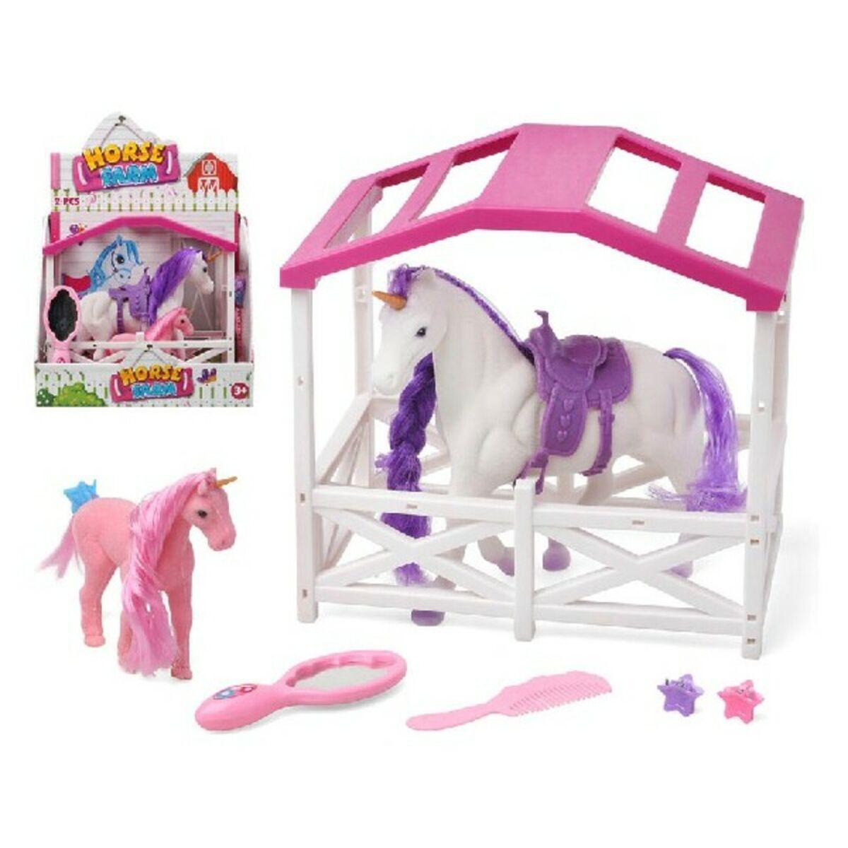 Bigbuy Kids - Cavalos Farm 23 x 20 cm (22 pcs)