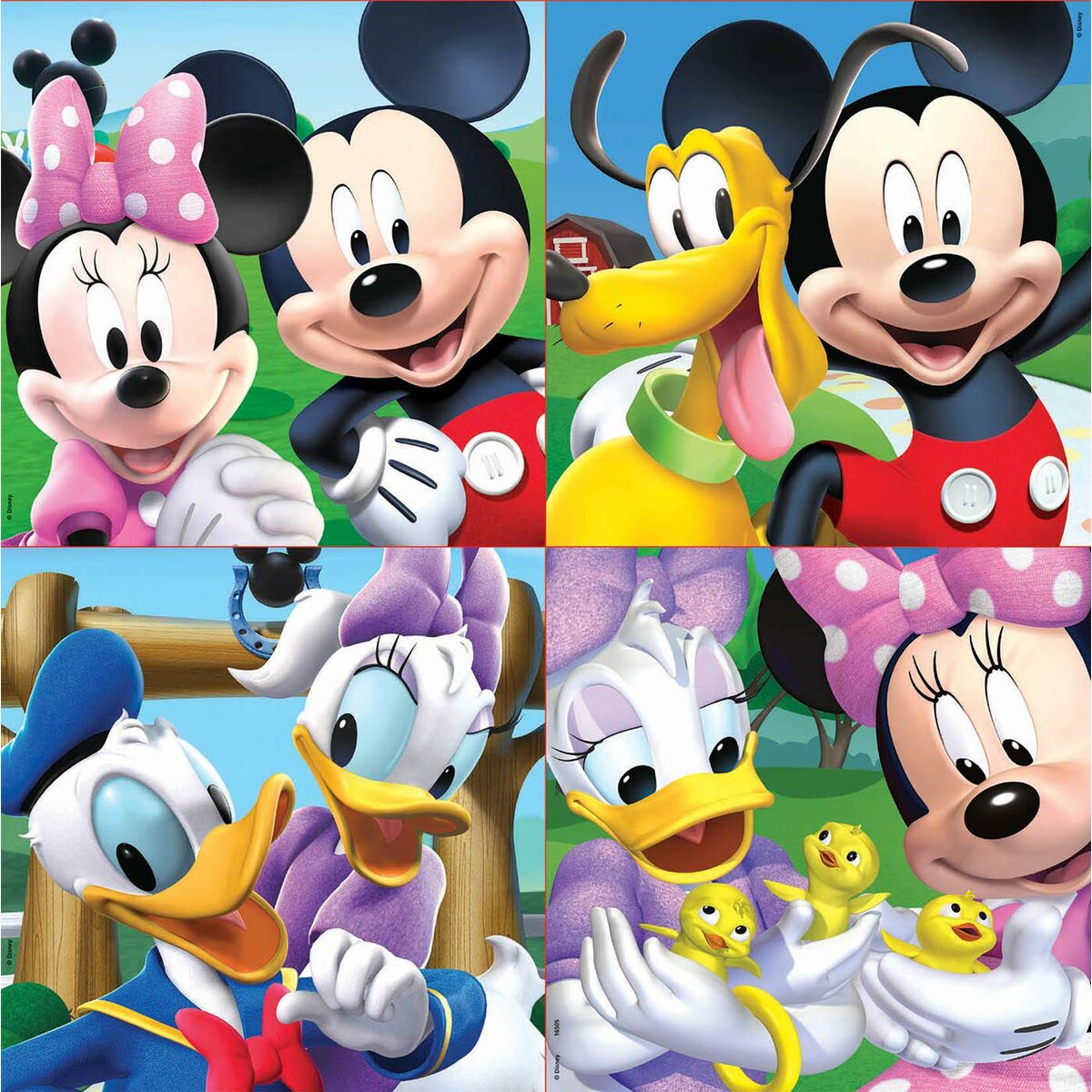 imagem de Set de 4 Puzzles   Mickey Mouse Only One         16 x 16 cm2