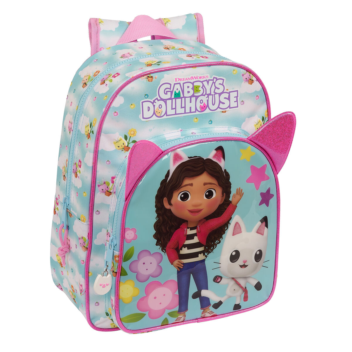 Gabby's Dollhouse - Mochila Escolar Gabby's Dollhouse Azul 32 X 38 X 12 cm