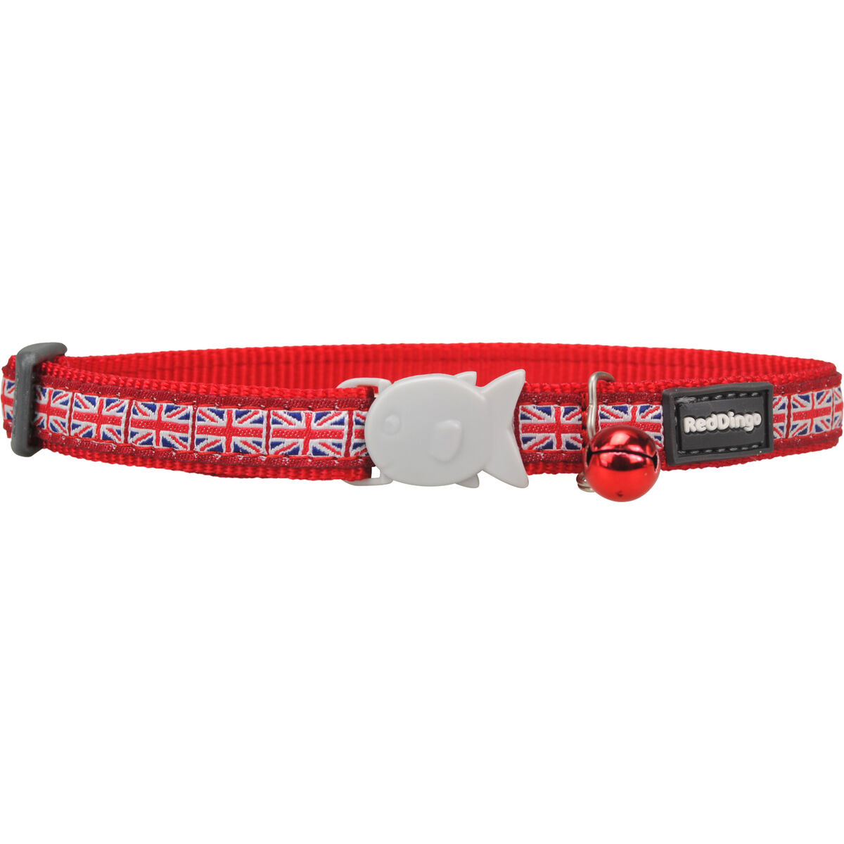 Red Dingo - Coleira para Cães Red Dingo STYLE UNION JACK FLAG 31-47 cm