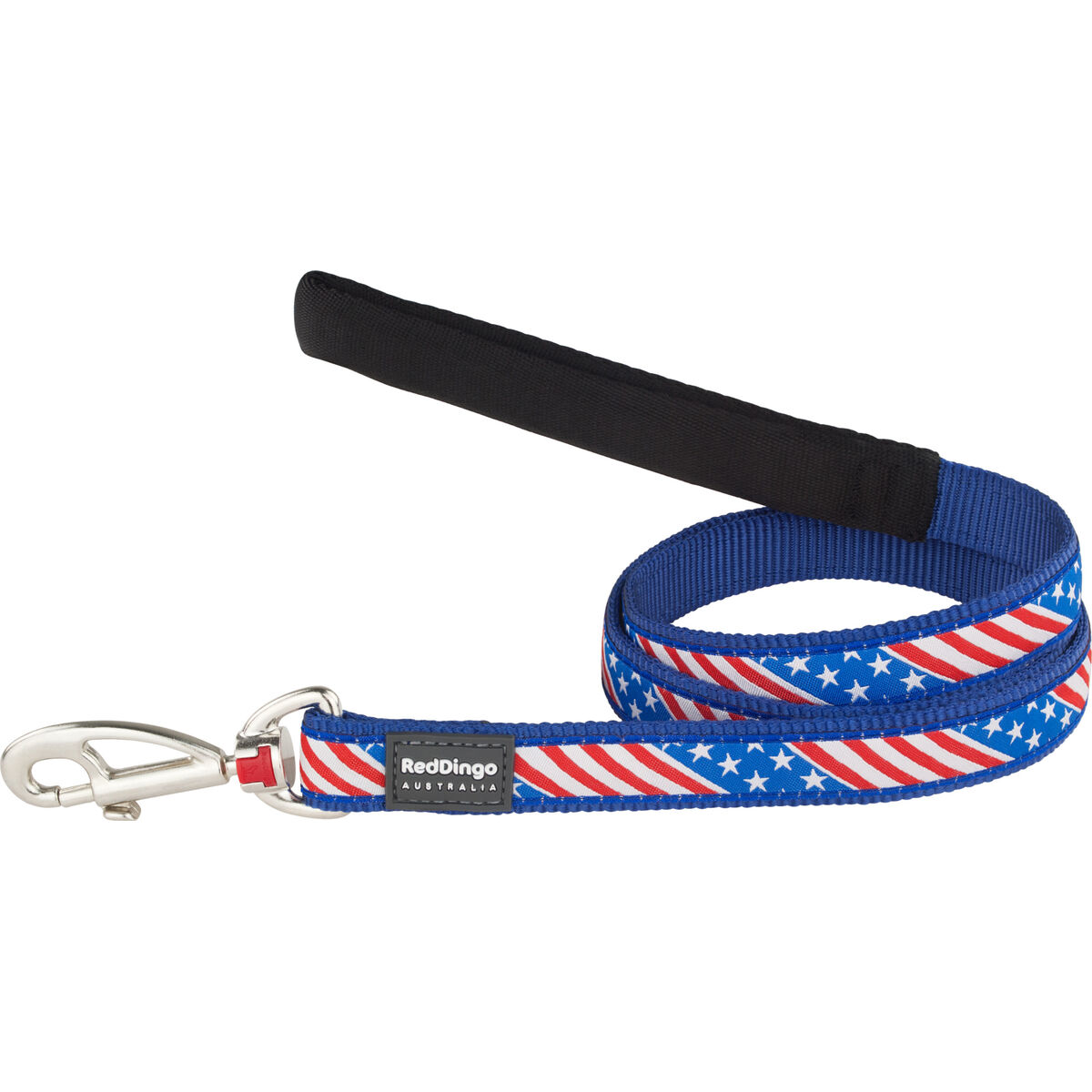 imagem de Trela para Cães Red Dingo STYLE US FLAG 15mm x 120 cm1