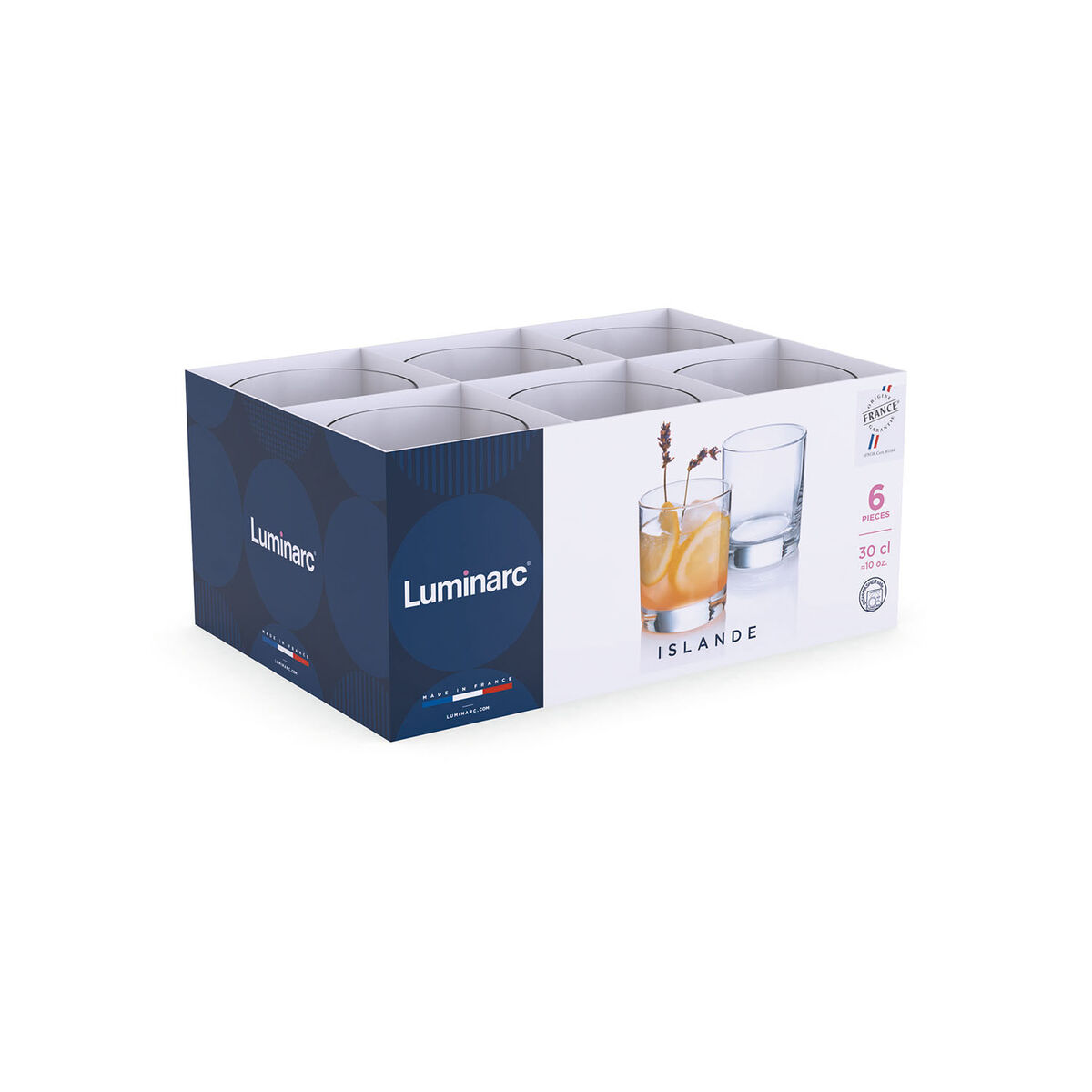 imagem de Copo Luminarc Islande Transparente Vidro 300 ml (24 Unidades)4