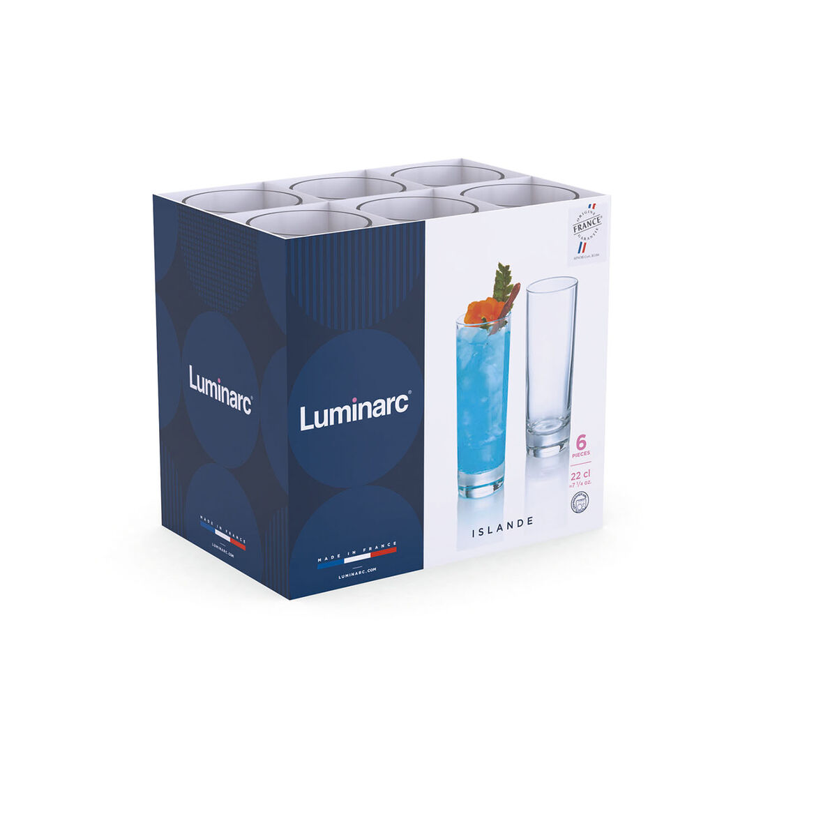 imagem de Copo Luminarc Islande Transparente Vidro 220 ml (24 Unidades)4