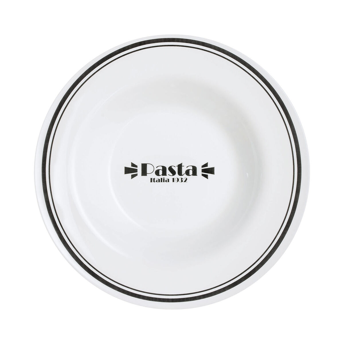 imagem de Prato para Massa Luminarc Friends Time Bistro Branco/Preto Vidro 28,5 cm (12 Unidades)3