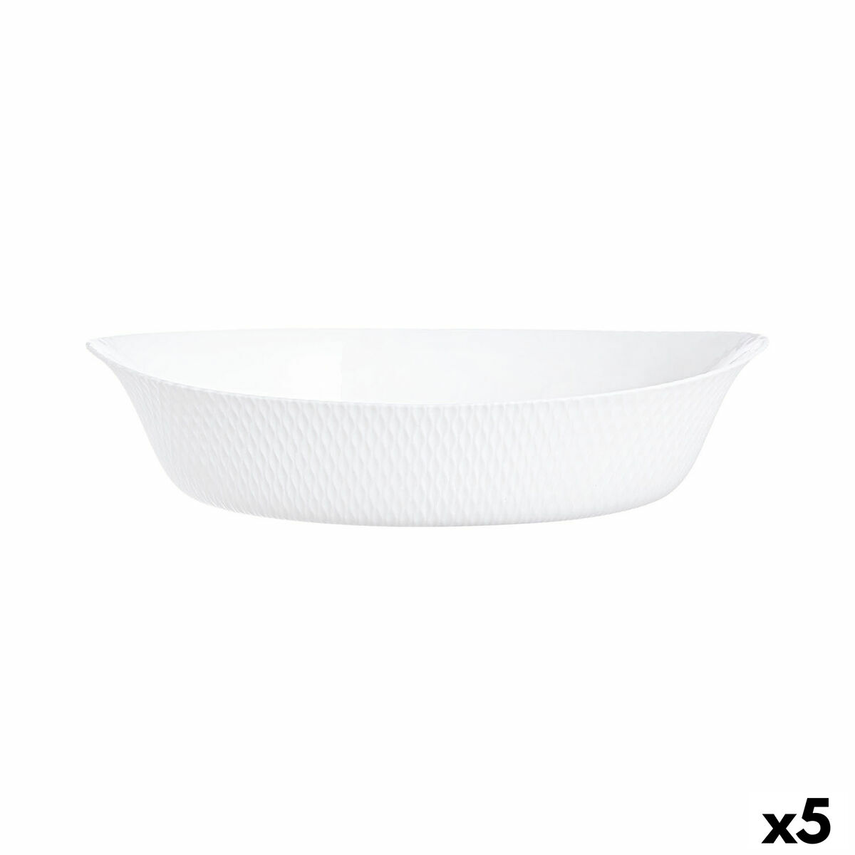 Luminarc - Recipiente de Cozinha Luminarc Smart Cuisine 32 x 20 cm Branco Vidro (6 Unidades)