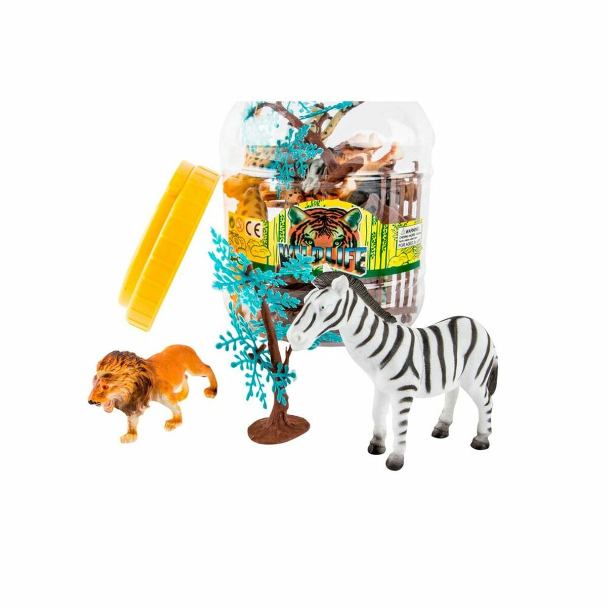 DKD Home Decor - Figuras de animais DKD Home Decor 20 Peças 2 Unidades