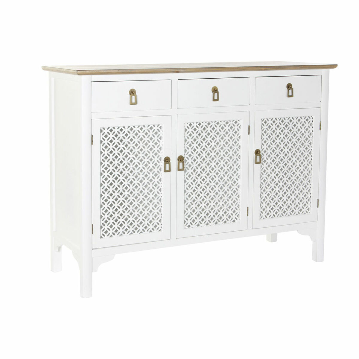 DKD Home Decor - Aparador DKD Home Decor MB-181205 Branco Marrom claro Abeto 120 x 45 x 90 cm