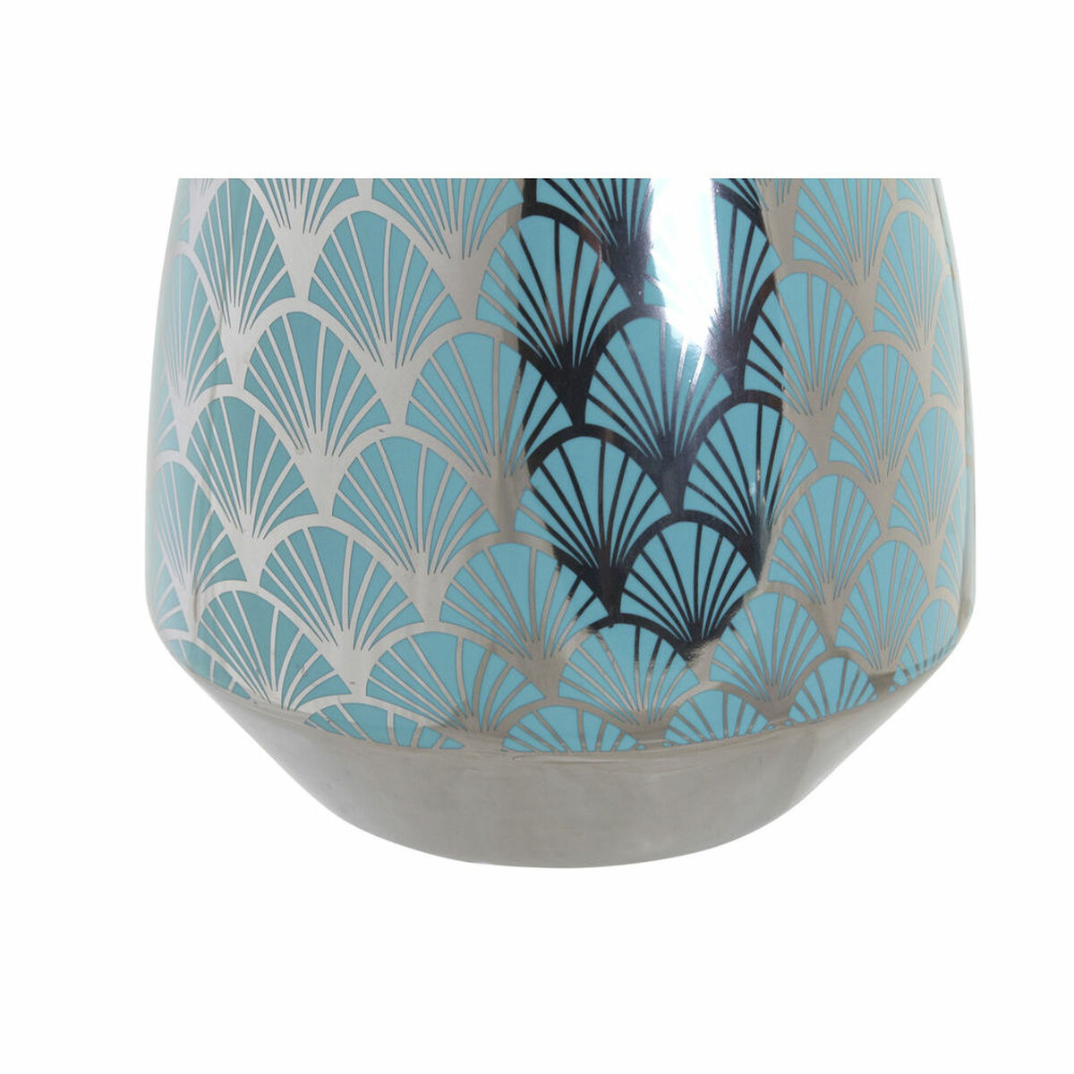 imagem de Vaso DKD Home Decor Turquesa Porcelana Oriental (18 x 18 x 24 cm)2