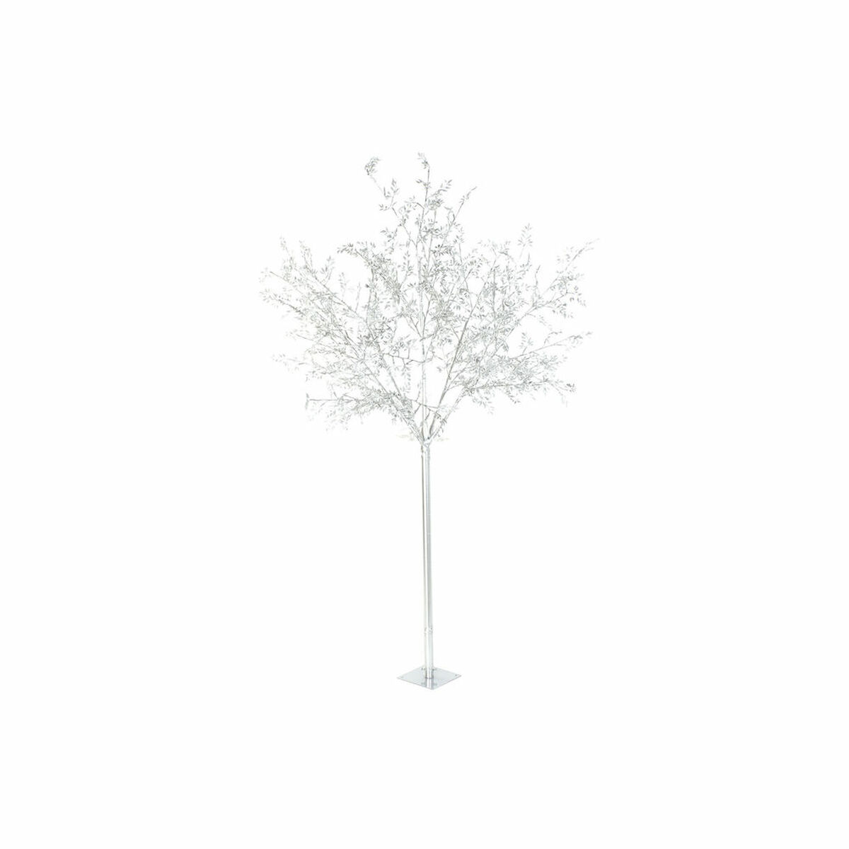 DKD Home Decor - Árvore de Natal DKD Home Decor Branco Prateado Metal Plástico 120 x 120 x 220 cm