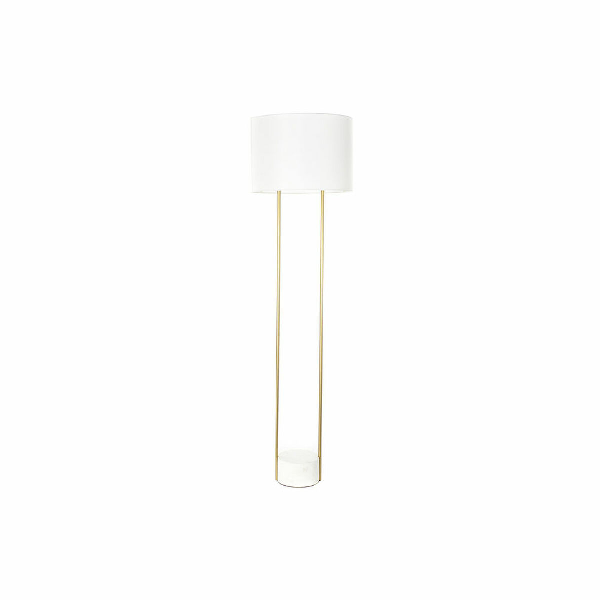 DKD Home Decor - Luminária de chão DKD Home Decor Branco Dourado Metal Mármore 50 W 220 V 48 x 48 x 170 cm