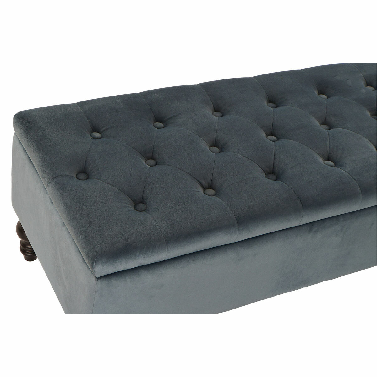 imagem de Banqueta DKD Home Decor 115 x 44 x 43 cm Azul Madeira2