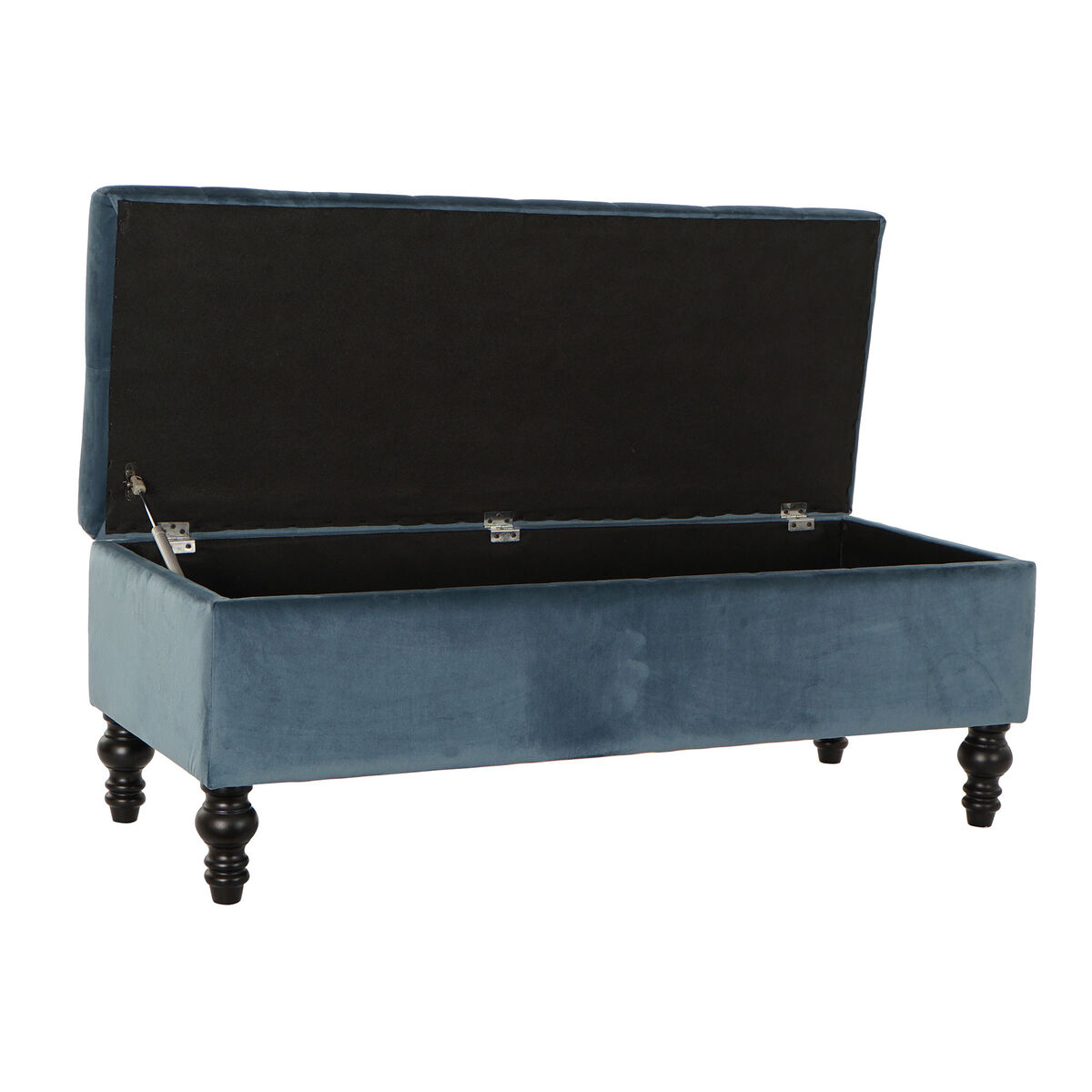 imagem de Banqueta DKD Home Decor 115 x 44 x 43 cm Azul Madeira4