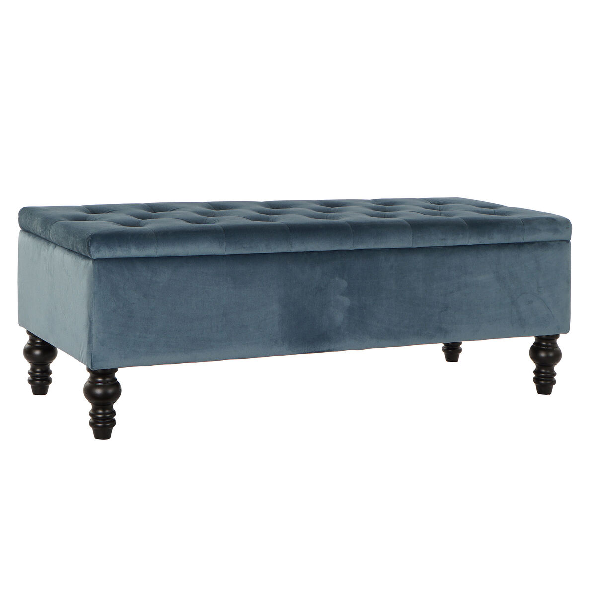 imagem de Banqueta DKD Home Decor 115 x 44 x 43 cm Azul Madeira1