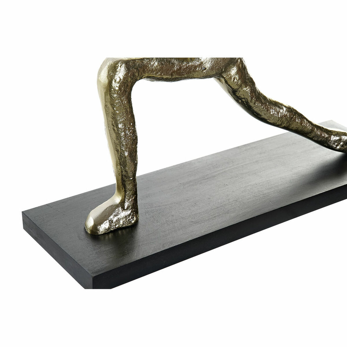 imagem de Figura Decorativa DKD Home Decor 33 x 10 x 35 cm Preto Dourado Índio Yoga (3 Unidades)3